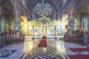 Biserica Sfântul Dionisie (exterior) a Mănăstirii Strofadelor