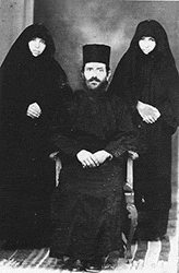 Cuviosul Sava Cipriotul cu surorile sale