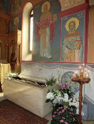 Sfântul Mărturisitor Alexie de Ugina, făcătorul de minuni-Moaștele